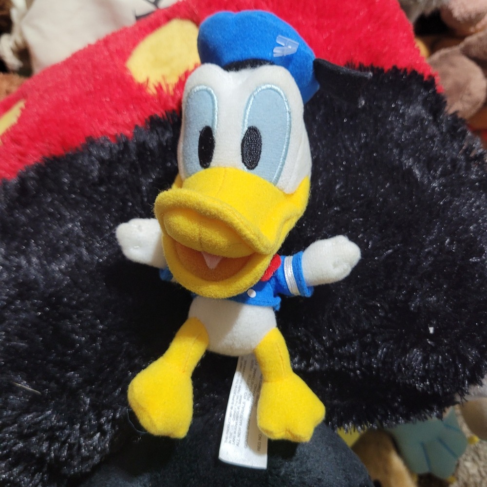 Disney Parks Donald Duck Plush Stuffed Animal Sailor Outfit Blue White Small